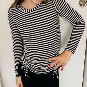 Persaya Girl Long Sleeve side Tie Top Girls Sz S